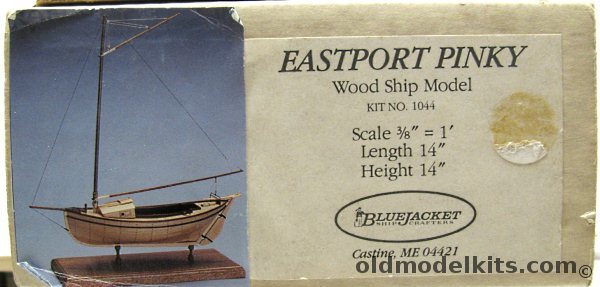 Bluejacket 1/32 Maine Sardine Carrier 'The Eastport Pinky' - Wooden Model Ship, 1044 plastic model kit